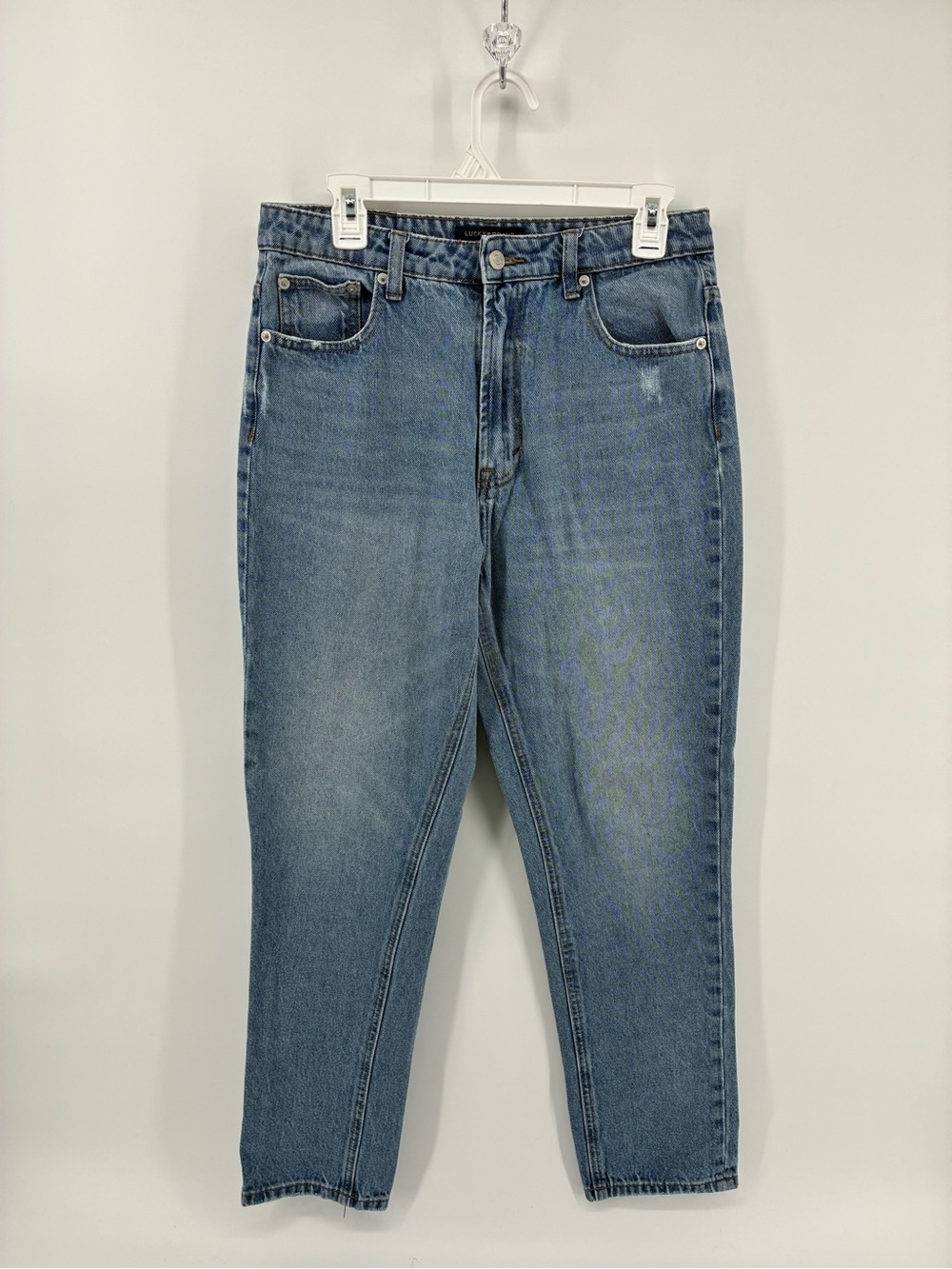Lucky Brand Women's High Rise Mom Blue Jeans